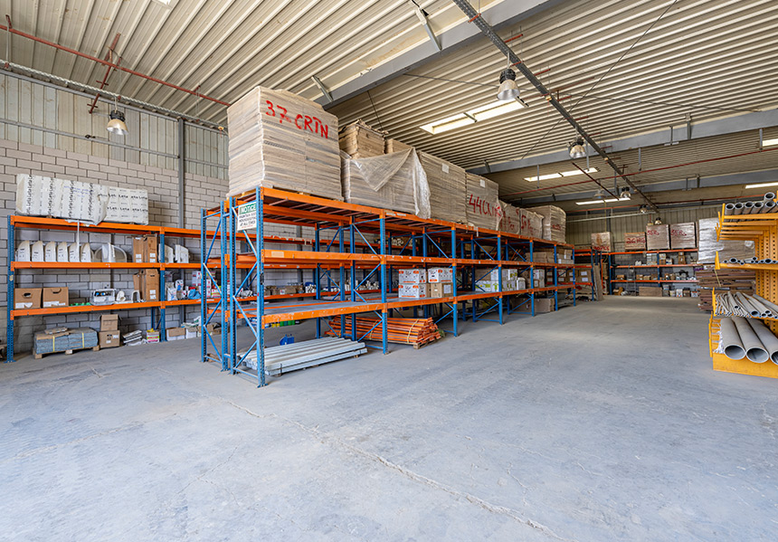Logistics Warehouse Interior
