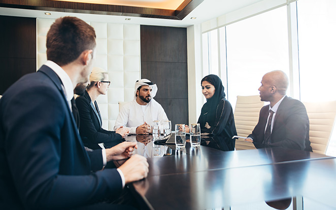 Business meeting